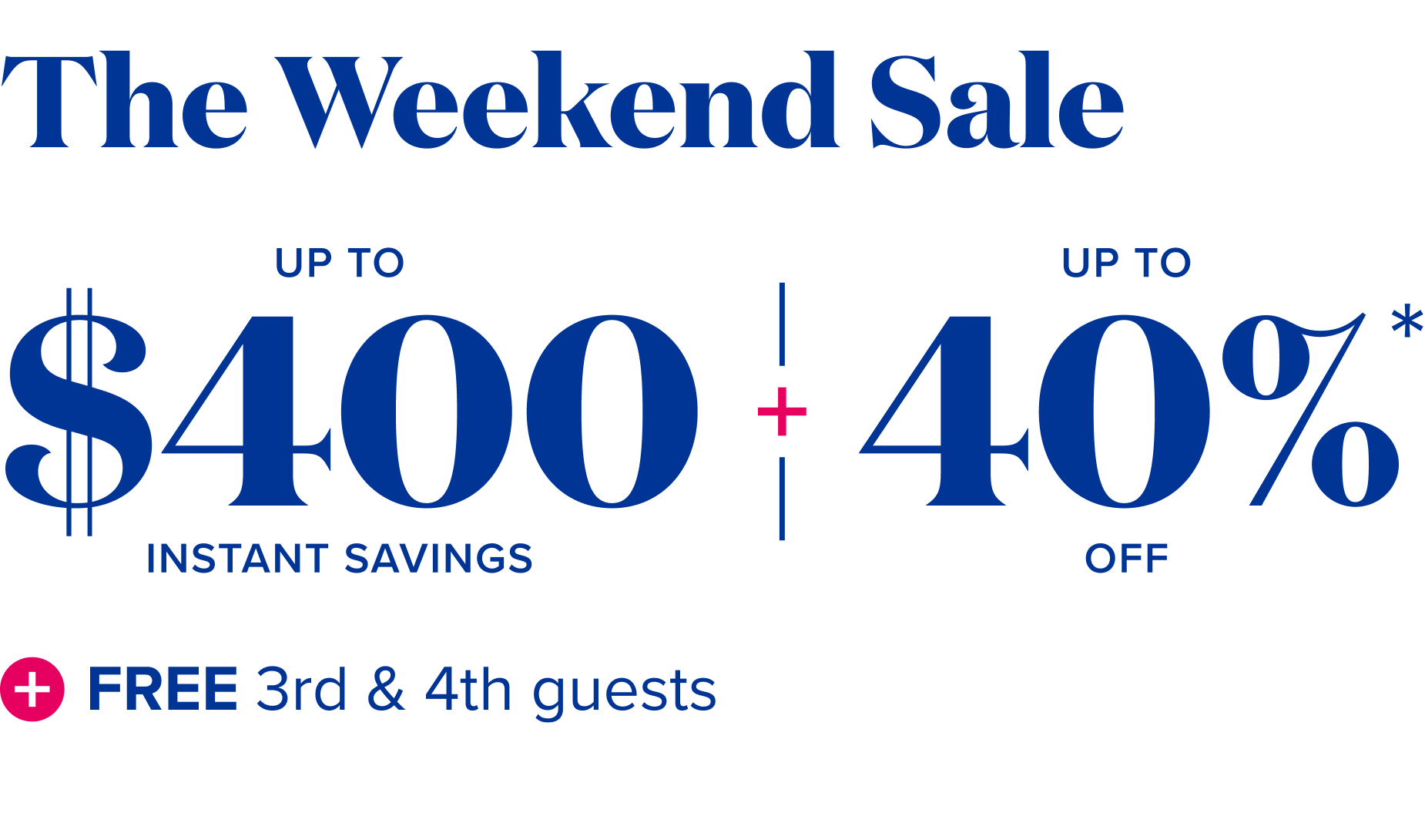 the weekend sale lockup