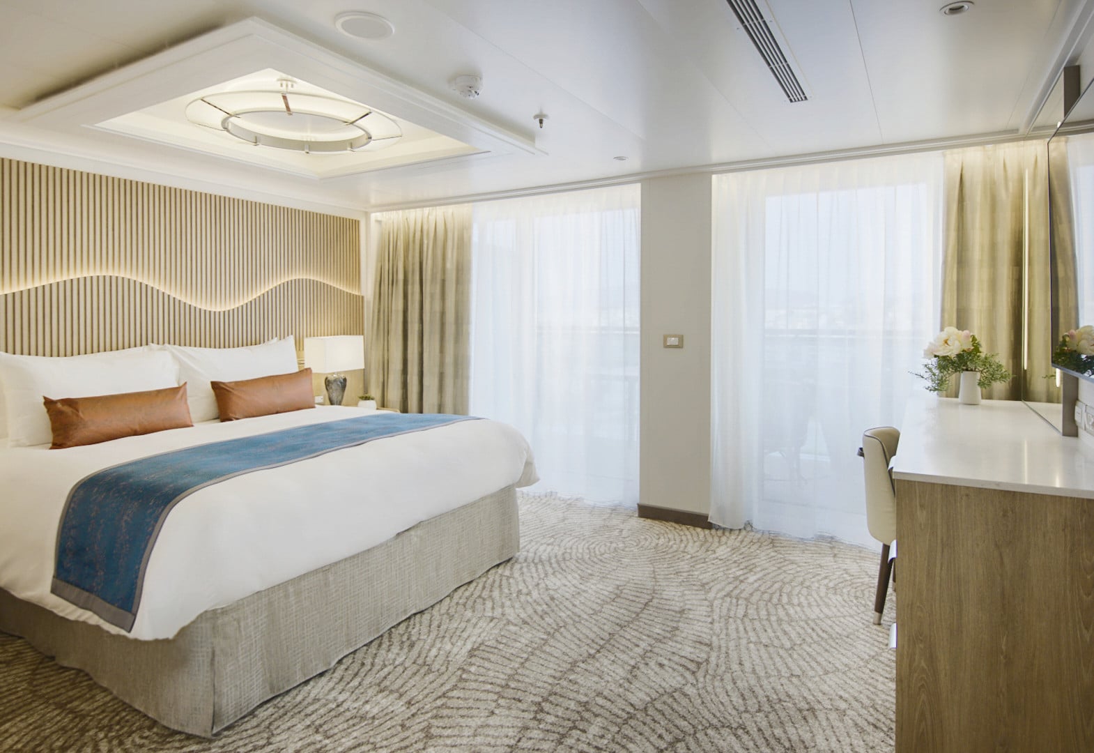 sky suite master bedroom